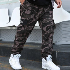 Men's Camouflage Sweatpants Plus Size  Joggers Men Trousers Green Camo Pants
