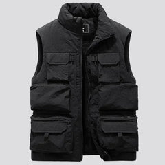 Men's New Keep Warm Fleece Work Sleeveless Jacket Slim Fit