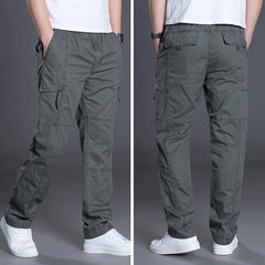 Summer Autumn Fashion Men Pants Casual Cotton Long Pants Straight Joggers
