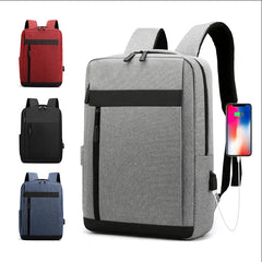 Business Laptop Backpack Large Capacity Multifunctional Usb Charging Waterproof Film Backbag