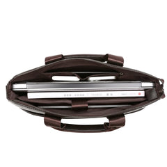 New Brand Men Briefcase Bag High Quality Business PU Leather Shoulder Messenger Bags