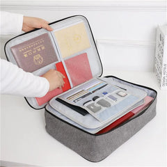 Document Organizer Briefcase A4 Folder Holder Men's Women's Bag