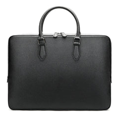 Genuine Leather Briefcase for Men, Large Capacity Laptop Bag