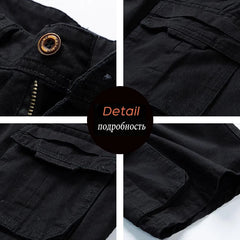 Summer Man Cotton Cargo Shorts Mens Jogger Sport Casual Shorts Pants Trouser