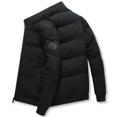 Men's cotton warm jacket - winter fashion trend - Short warm men's jacket