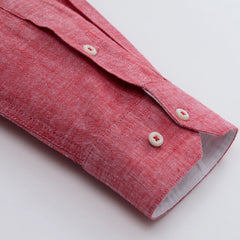 Men‘s Solid Button-Down Collar Dress Shirt - Breathable