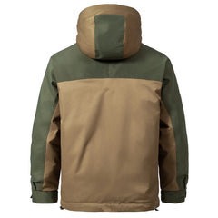 Men's Hooded Jacket - New Style, American-style Functional Double-zip Design