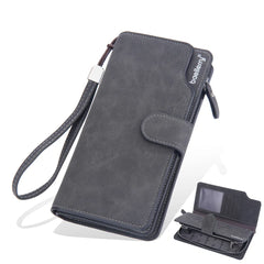 Men Wallets Long Clutch Purse Quality Card Holder Male Purse Zipper Large Capacity Phone Bag Leather Wallet for Men