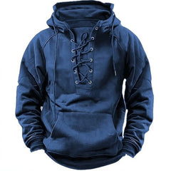 Men's Casual Hoodie Spring Autumn Fashionable Sports Multi-Pocket Trendy Hooded Jacket