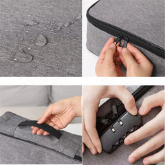 Document Organizer Briefcase A4 Folder Holder Men's Women's Bag