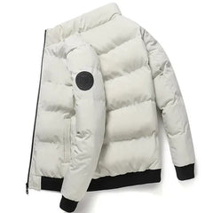 Men's cotton warm jacket - winter fashion trend - Short warm men's jacket