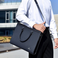 Men's Briefcases Bag Executives Designer PVC Business Office Shoulder Square Side Laptop Bag