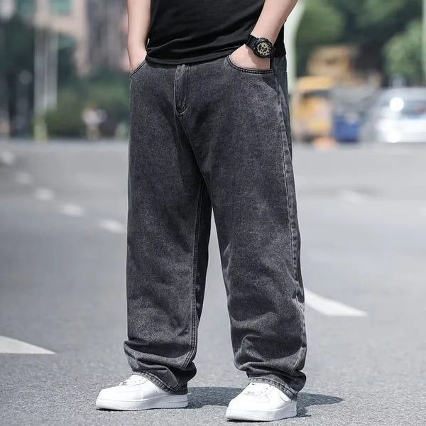 Oversize Jeans for Man Male Jeans Pants Denim Pants Men's Jean Big Size Baggy Trousers