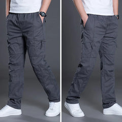 Summer Autumn Fashion Men Pants Casual Cotton Long Pants Straight Joggers