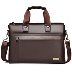 New Brand Men Briefcase Bag High Quality Business PU Leather Shoulder Messenger Bags