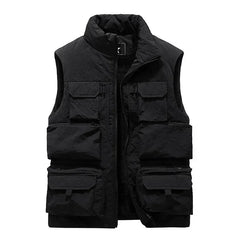 Men's New Keep Warm Fleece Work Sleeveless Jacket Slim Fit