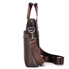 New Brand Men Briefcase Bag High Quality Business PU Leather Shoulder Messenger Bags