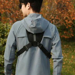 Men's Hiking Chest Bag Sports Front Vest Training Rig Pouch Outdoor Climbing Cycling Running Pack Large Travel Phone Fanny Pack