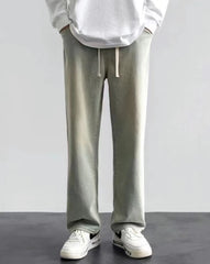 New Streetwear Loose Jeans Men Korean Style Fashion Loose Straight Wide Leg Pants