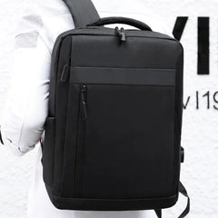 Business Laptop Backpack Large Capacity Multifunctional Usb Charging Waterproof Film Backbag