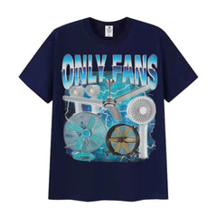Funny Only Fans Meme T-Shirt Men Women Summer Cozy Cotton Short Sleeve T-Shirts
