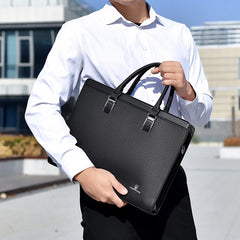 Men's Briefcases Bag Executives Designer PVC Business Office Shoulder Square Side Laptop Bag